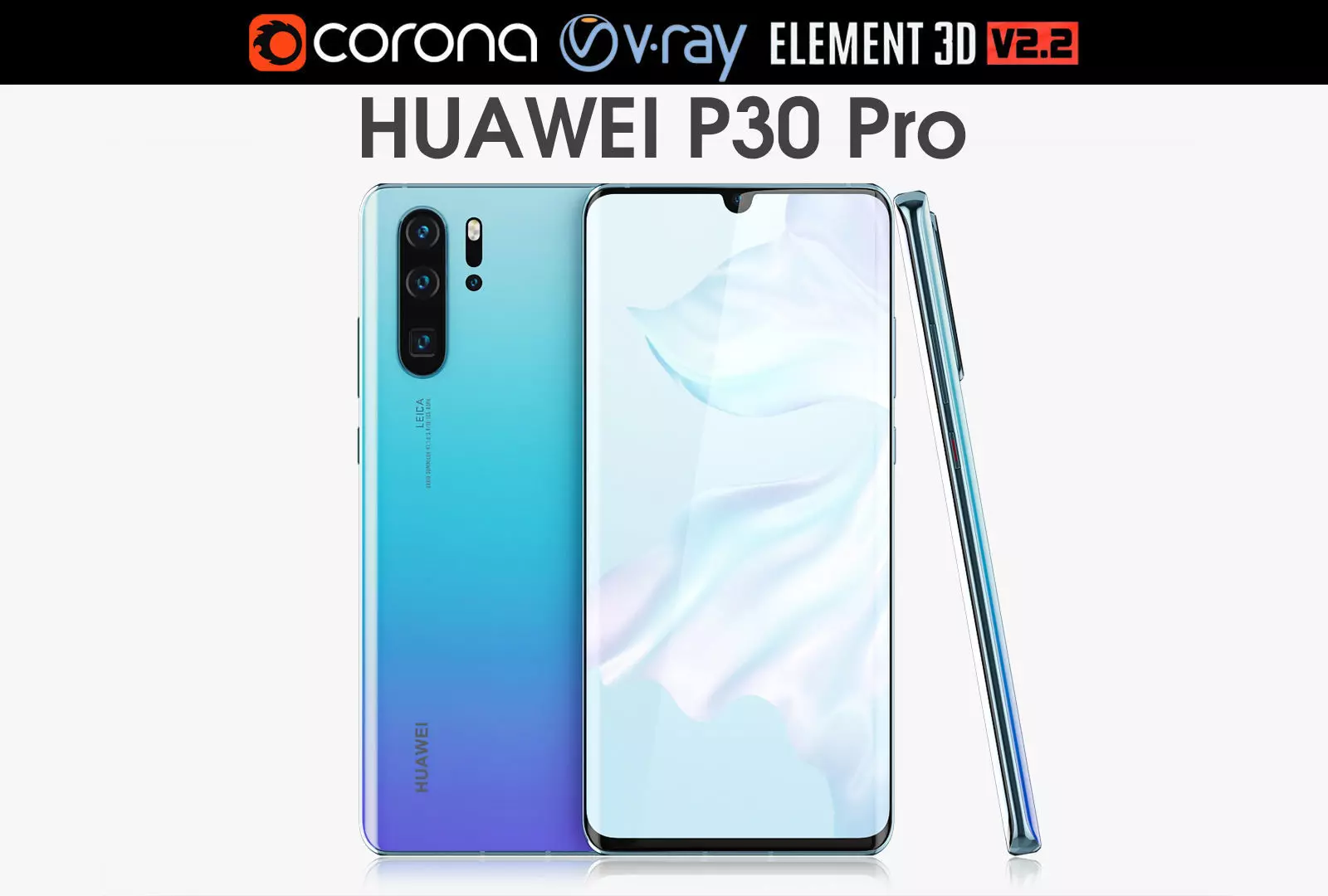 Huawei P30 Pro Breathing Crystal 3D model_0