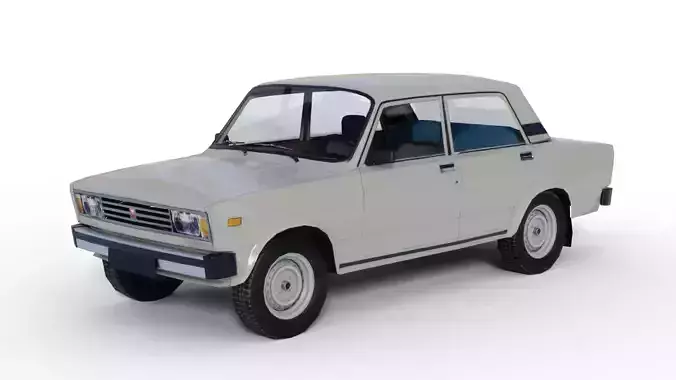 Lada Riva Low Poly Low-poly 3D model