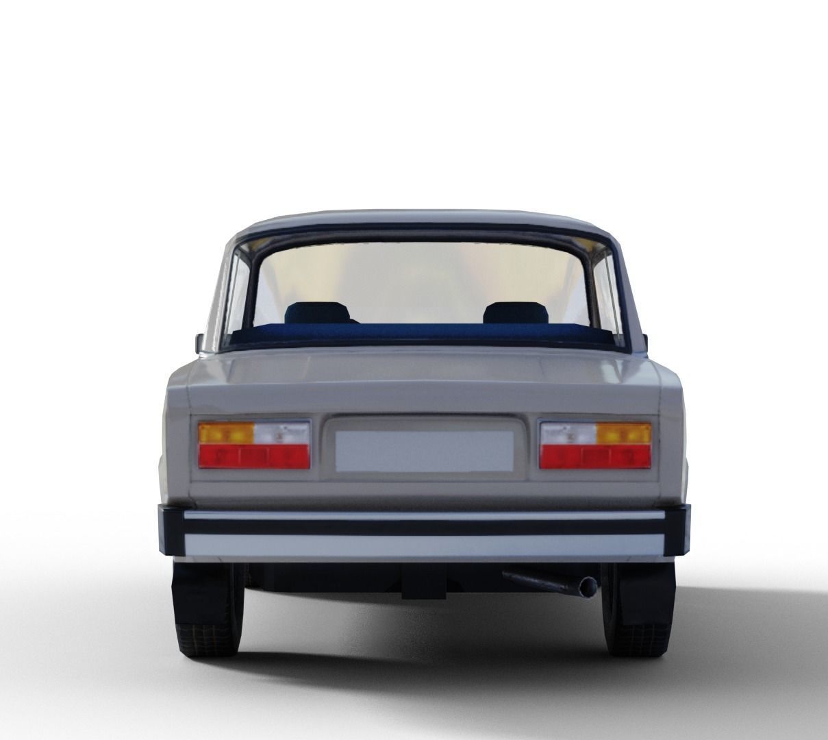 Lada Riva Low Poly Low-poly 3D model_6