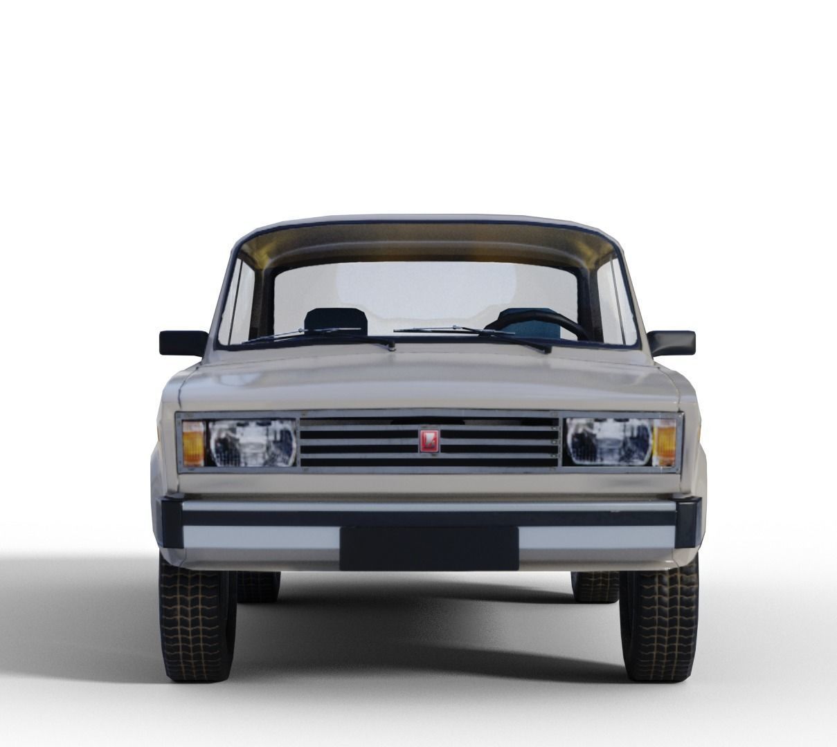 Lada Riva Low Poly Low-poly 3D model_5