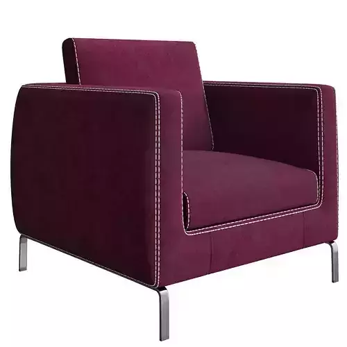 Armchair Ray RY CITTERIO Fabric 3d model
