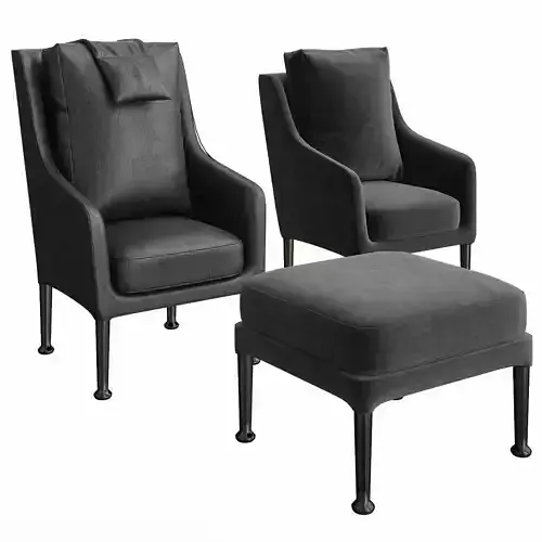 Armchair Edouard CITTERIO 3d model