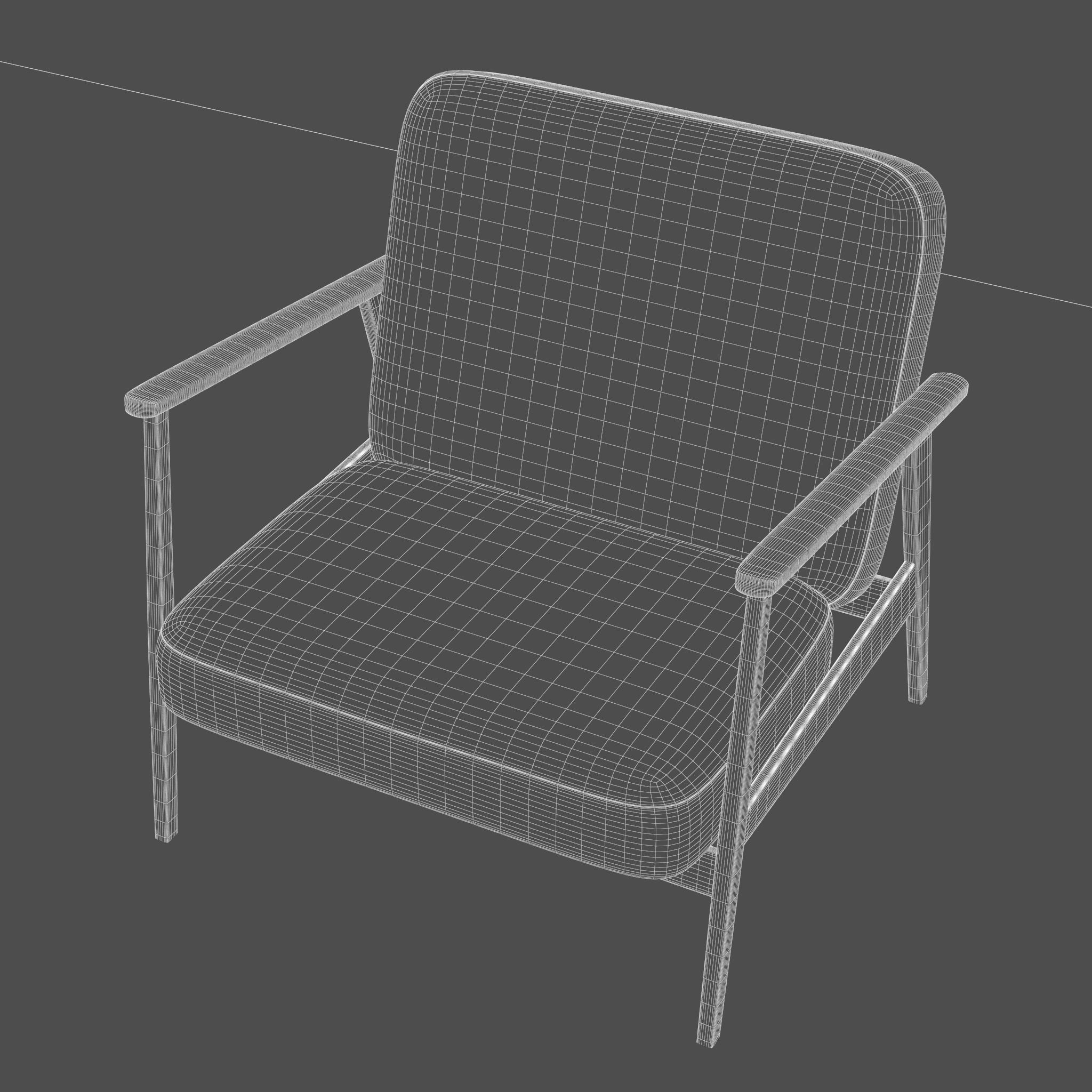 Lounge Chair 3D model_9