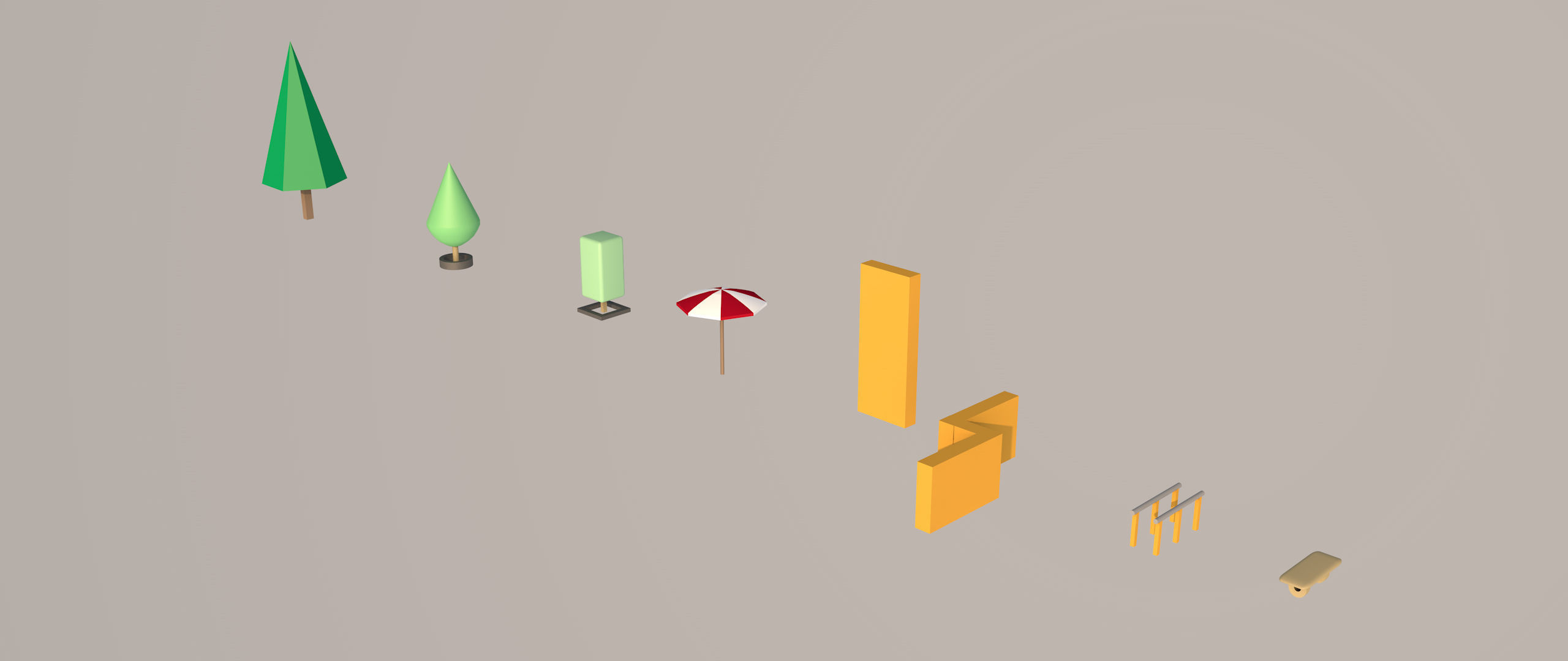 little things Low-poly 3D model_1