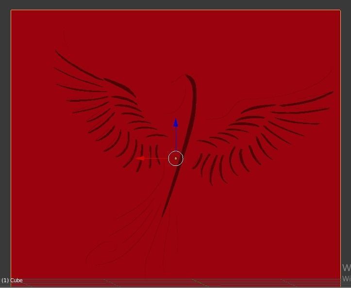 phoenix chocolate or sugar pulp mold 3D print model_1