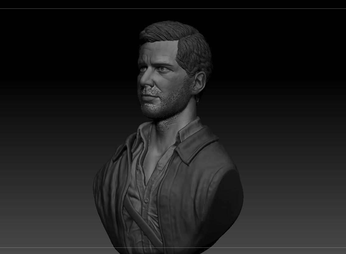 Harrison Ford Indiana Jones 3D print model_10