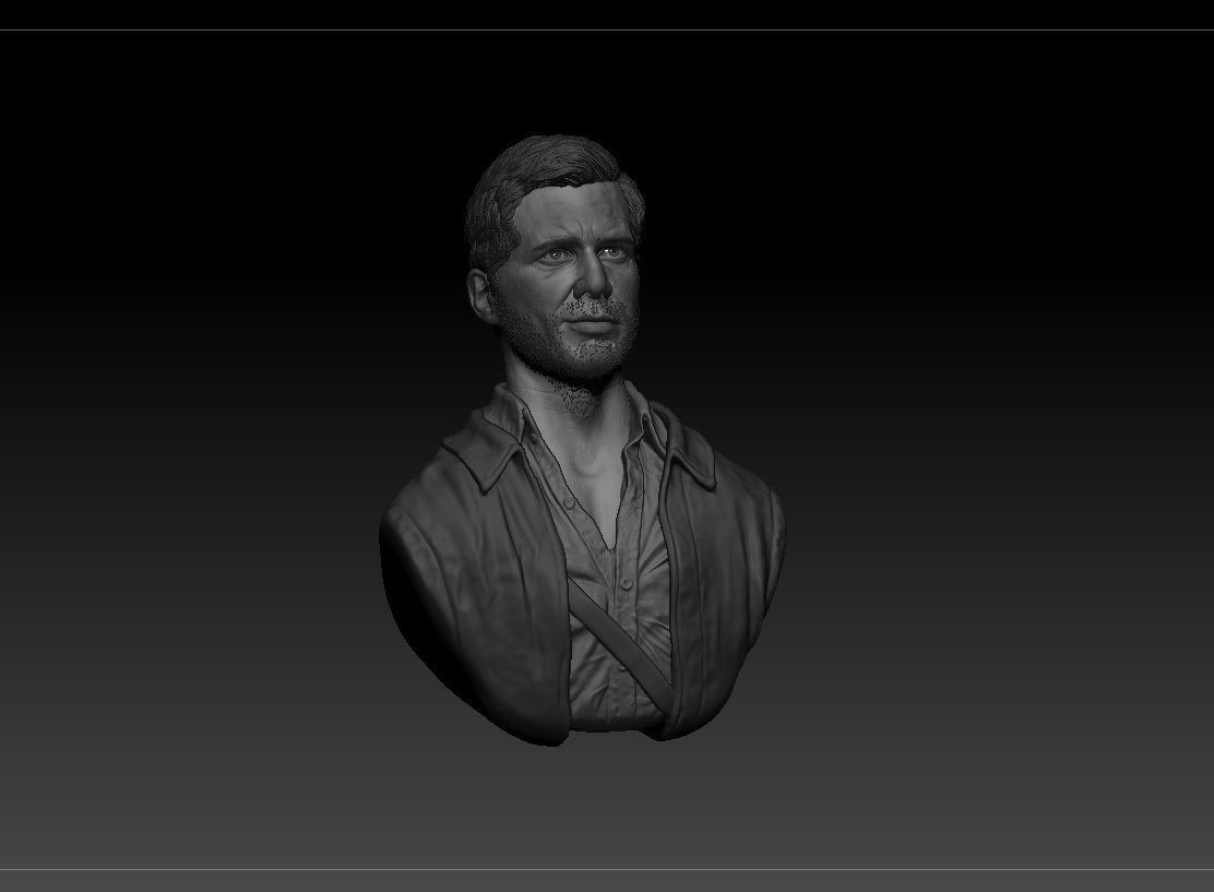 Harrison Ford Indiana Jones 3D print model_15