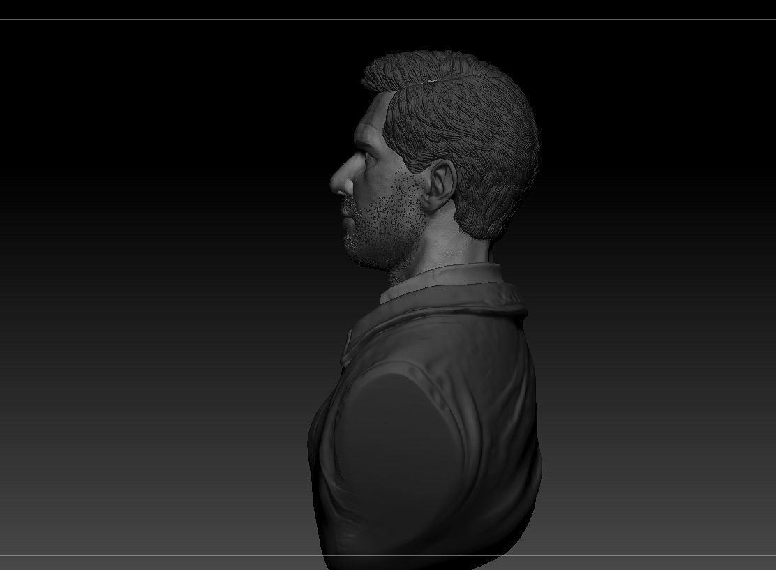 Harrison Ford Indiana Jones 3D print model_11
