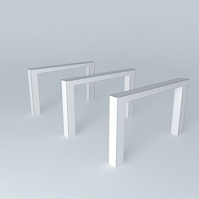 Bows over track Free 3D model_4