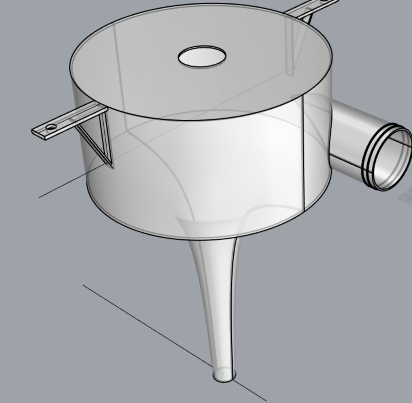 Walter Schauberger Water Vortex Funnel 3D print model_1