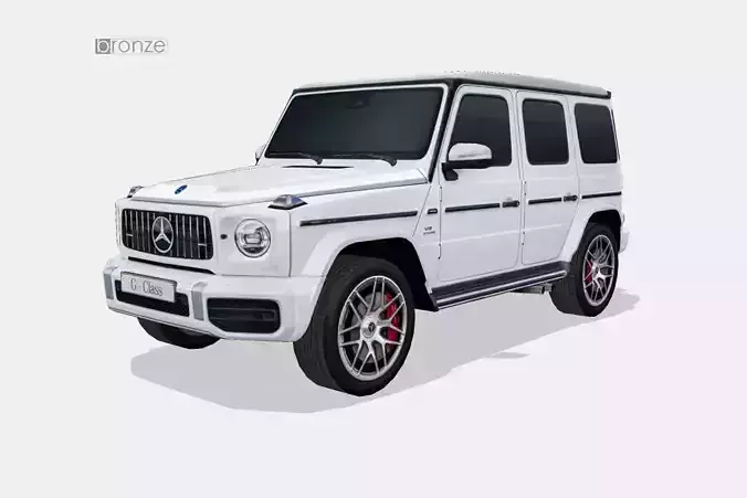 Mercedes-Benz G63 AMG 2019 Low-poly 3D model
