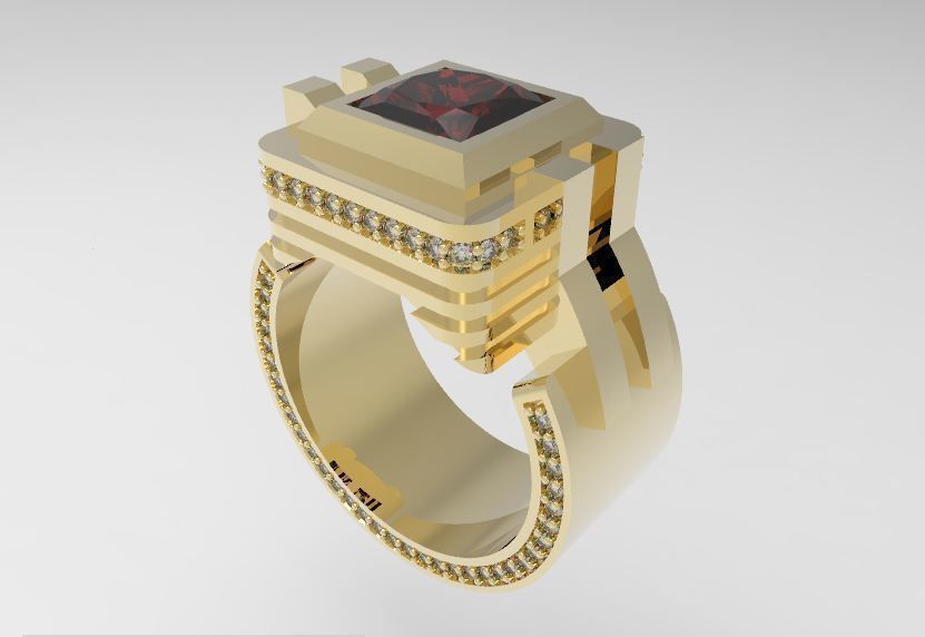 Ring 90 3D print model_5