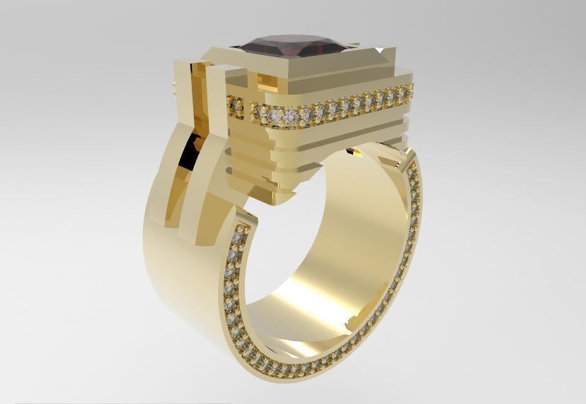 Ring 90 3D print model_2