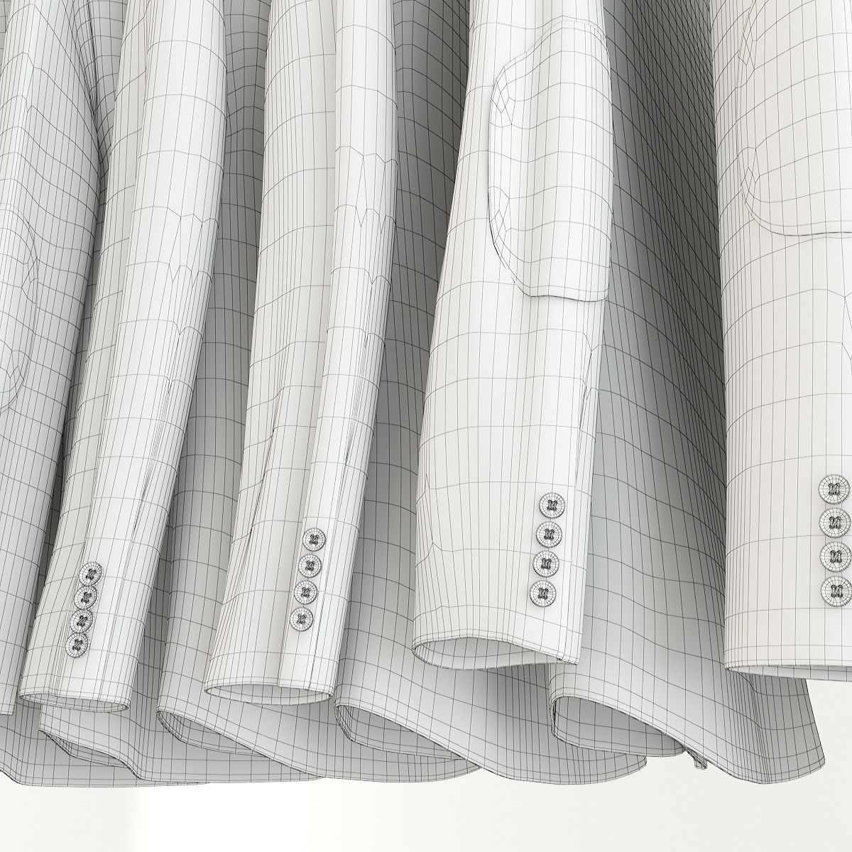 Jackets Set 3D model_11