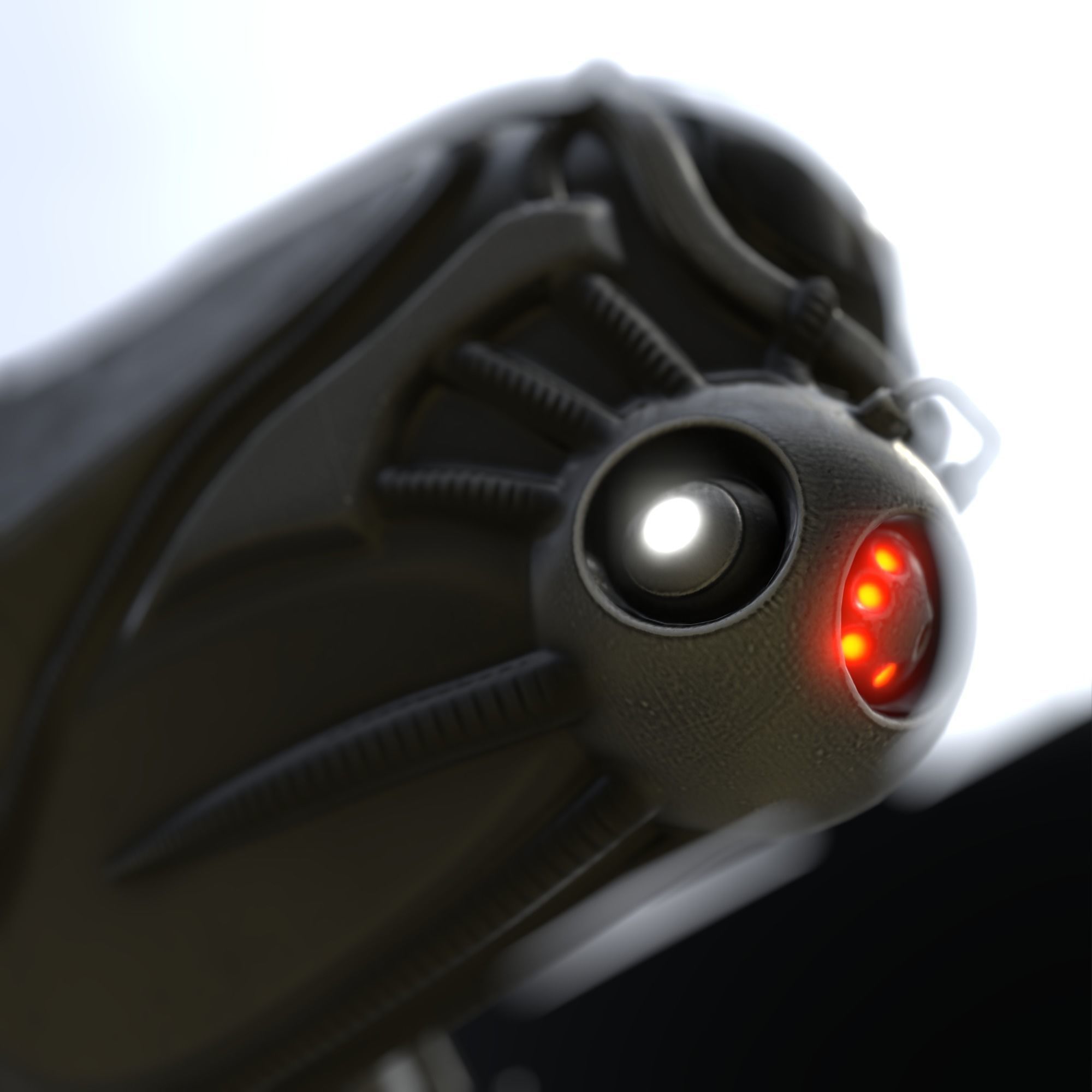 Intergalactic Spaceship Design in Blender Eevee Free low-poly 3D model_16