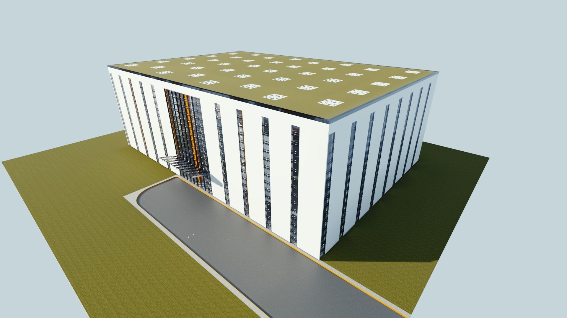 Blender Eevee studio and building Low-poly 3D model_5