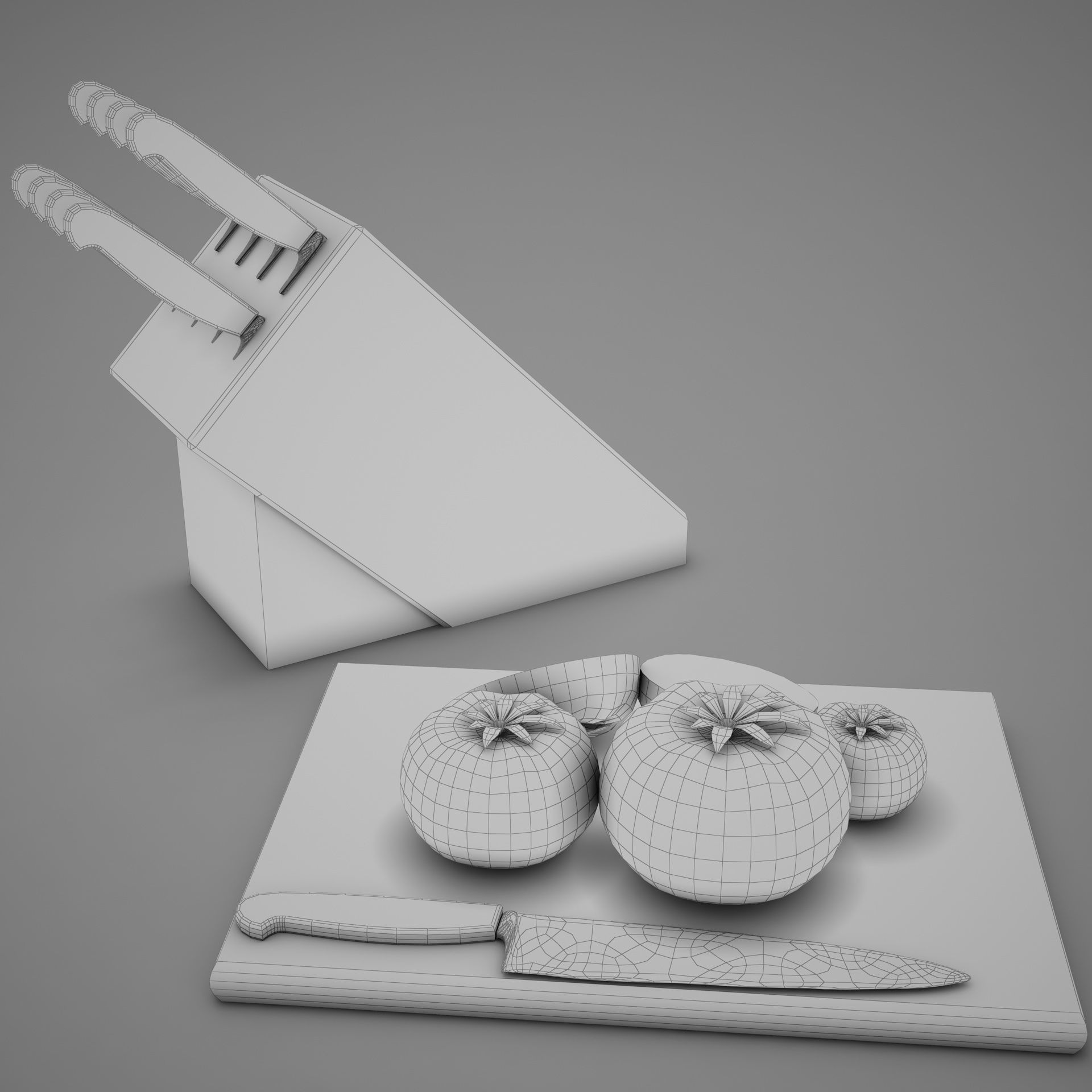 Tomatoes and Knifes 3D model_24