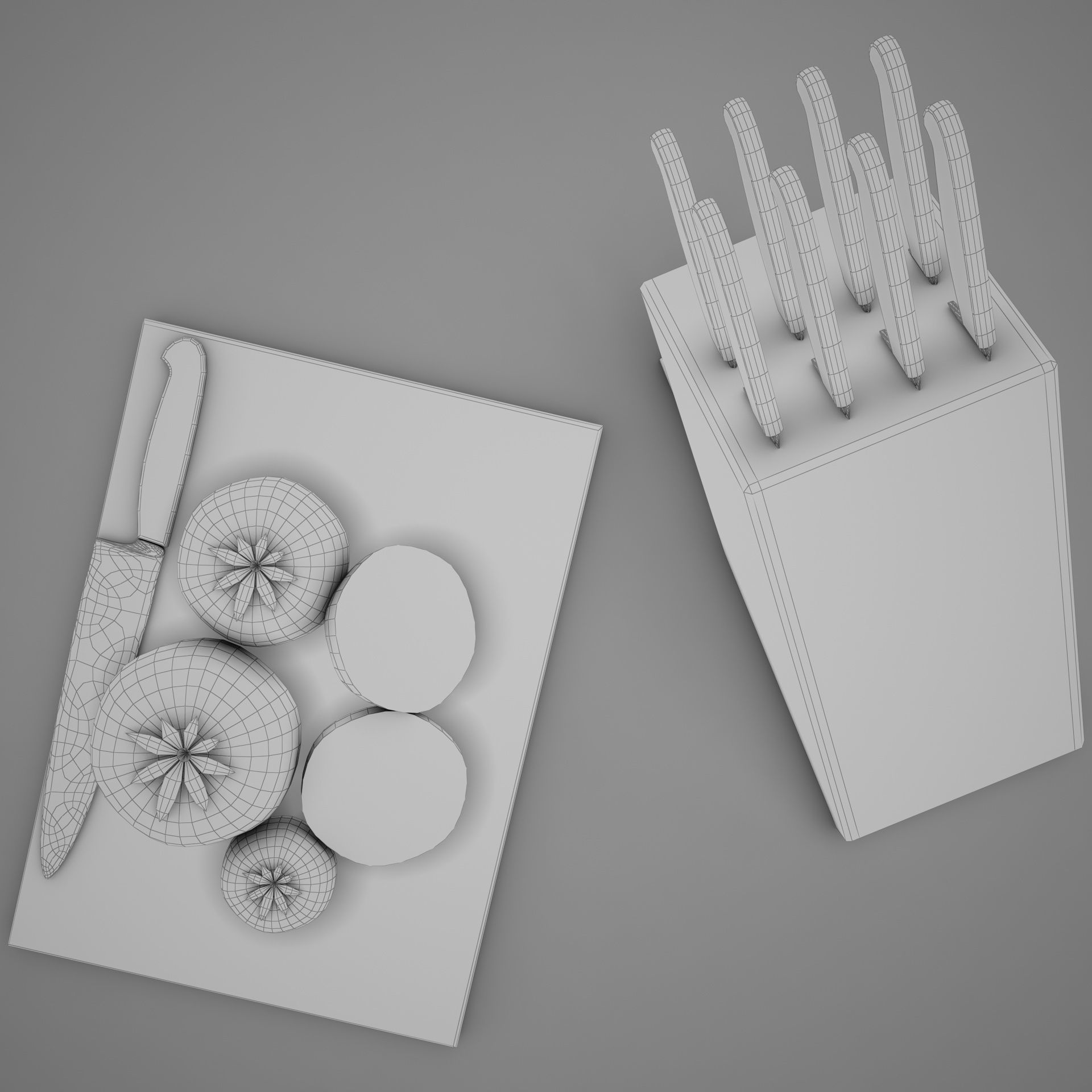 Tomatoes and Knifes 3D model_16