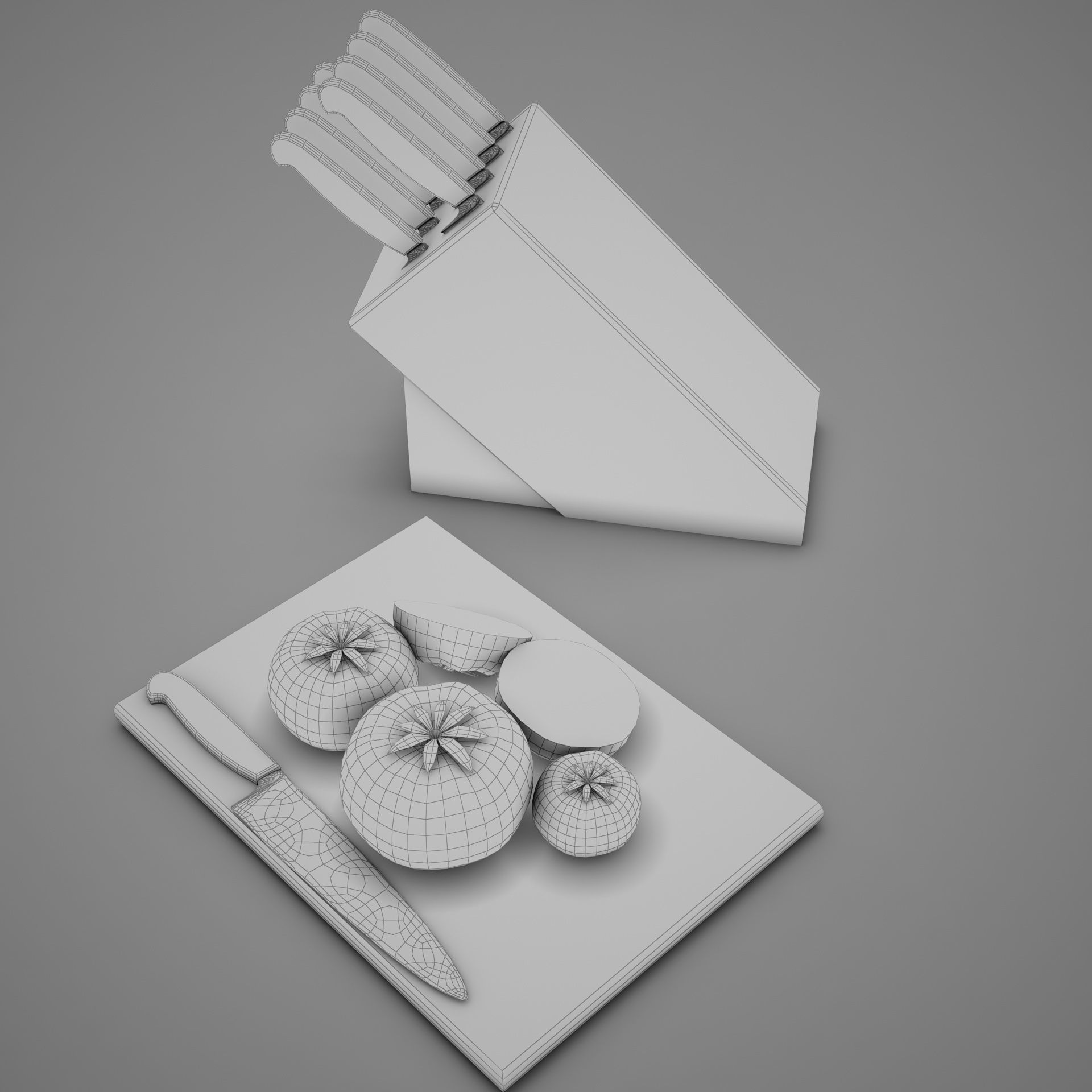 Tomatoes and Knifes 3D model_22
