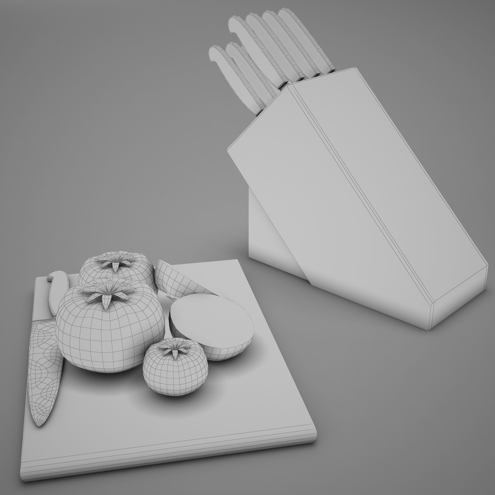 Tomatoes and Knifes 3D model_14