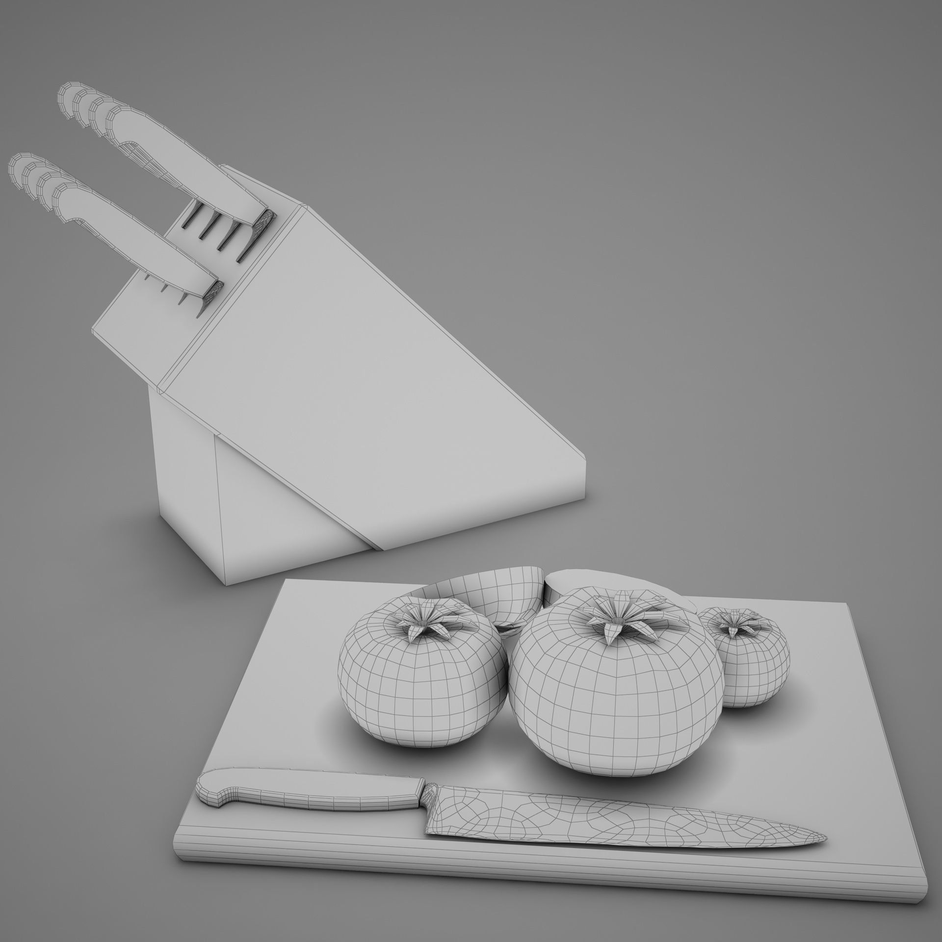 Tomatoes and Knifes 3D model_20