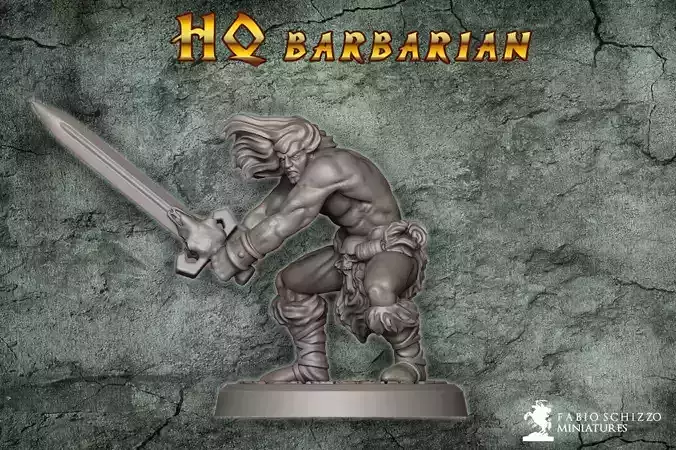 Classic Barbarian 3D print model