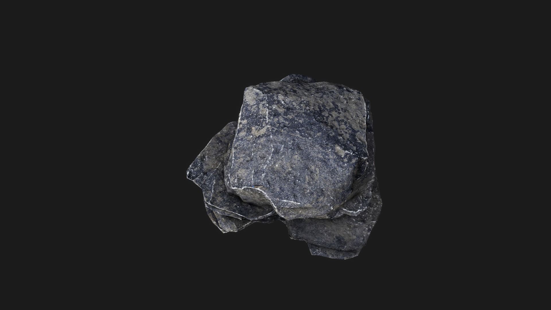 Rock Pack Low-poly 3D model_13