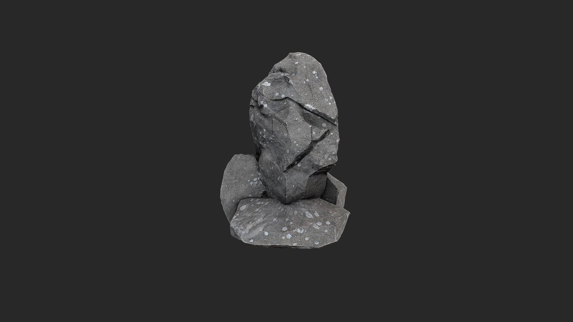 Rock Pack Low-poly 3D model_3