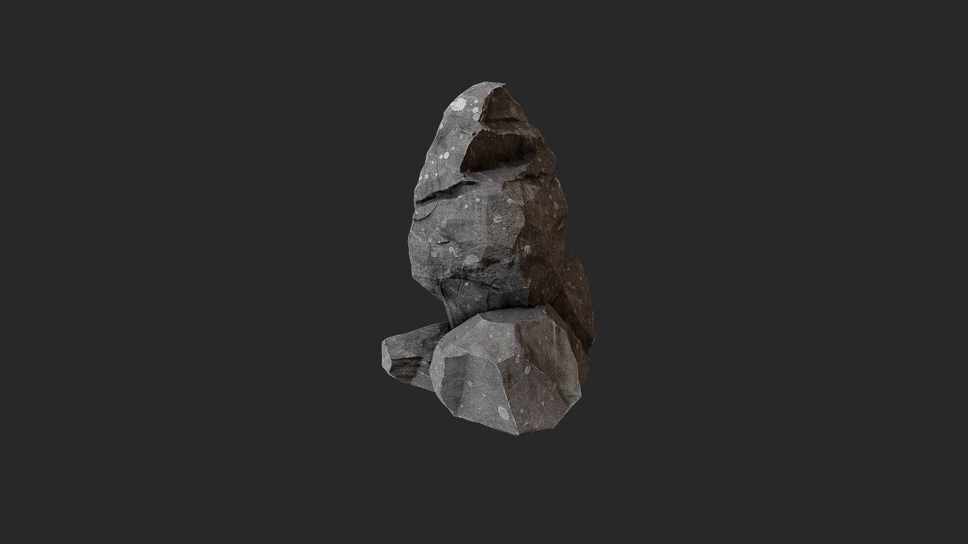 Rock Pack Low-poly 3D model_2