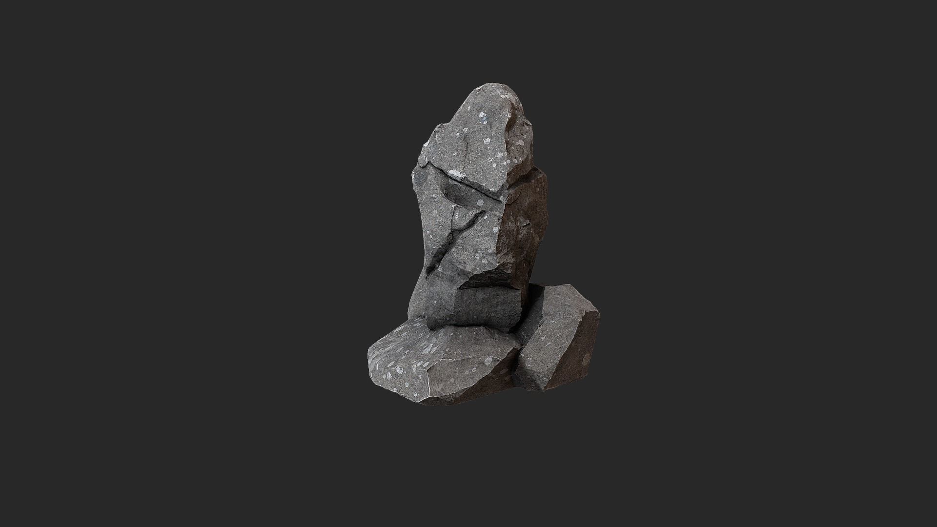 Rock Pack Low-poly 3D model_1