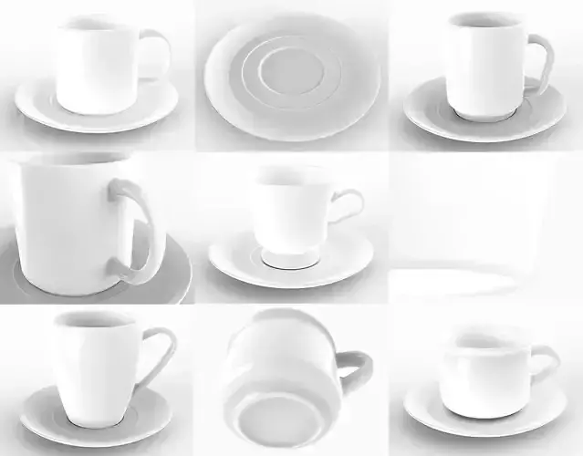 Mug Collection coffee cup and saucer 