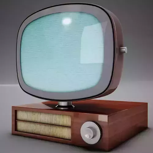 Oldtv old tv 3D model