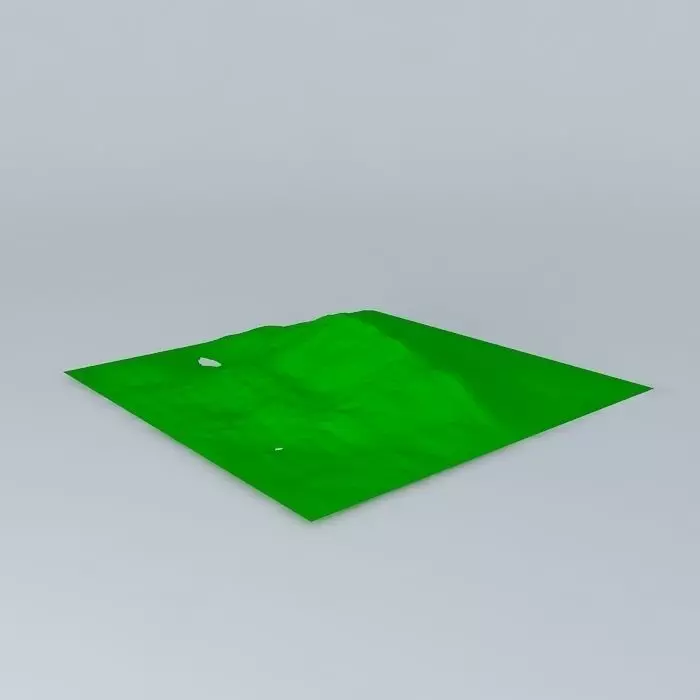 Ground field Free 3D model_0
