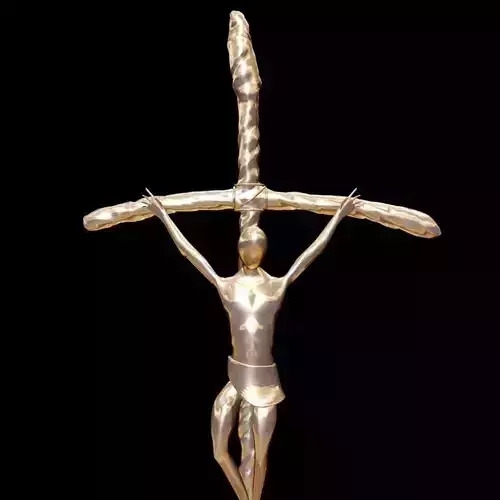 Popes Crucifix 3D model