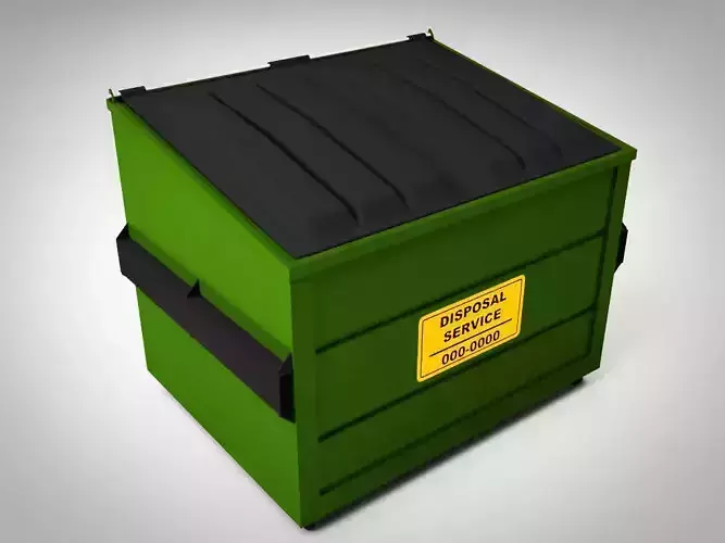 Dumpster recycling bin