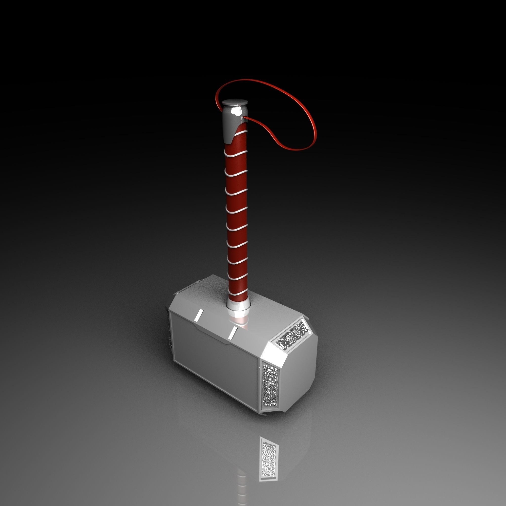 THOR HAMER 3D model_2