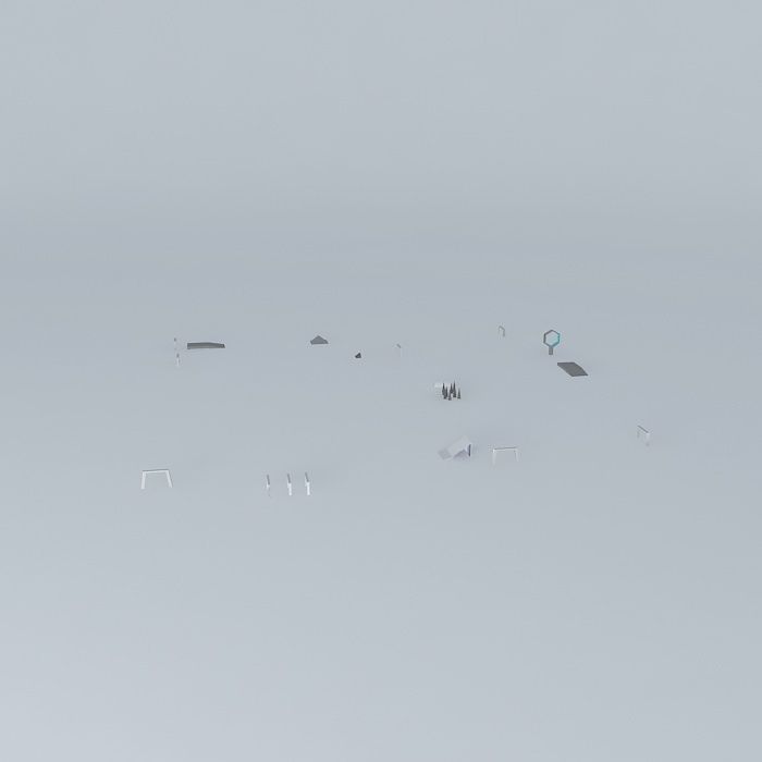 An example track Free 3D model_2