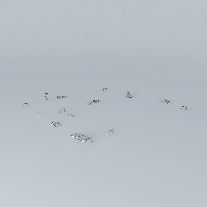 An example track Free 3D model_3