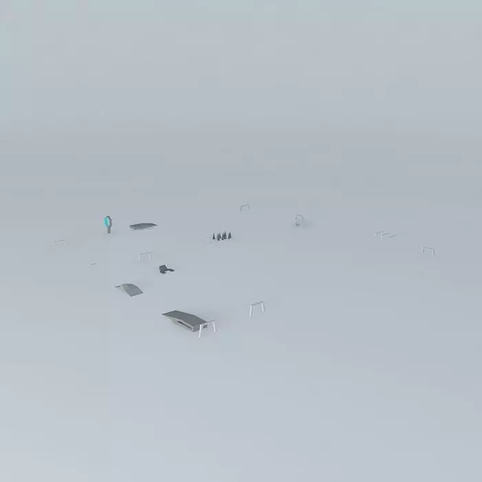 An example track Free 3D model_0