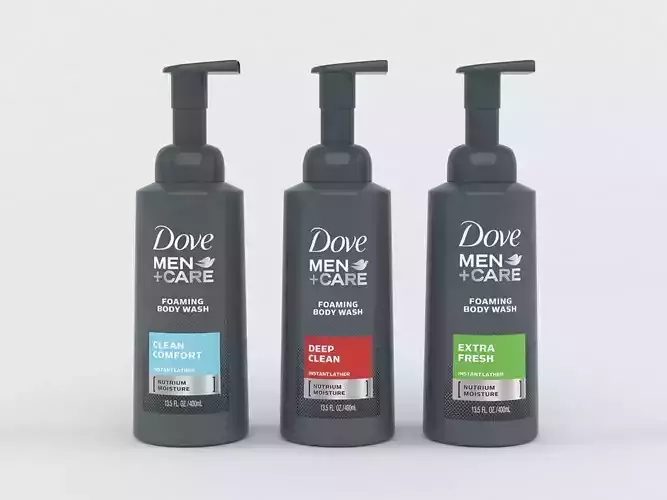 Dove Men  Care Foaming Body Wash 3D model