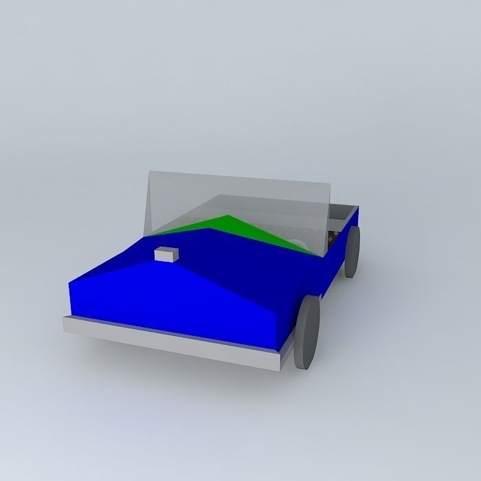 JEEP truck Free 3D model_1