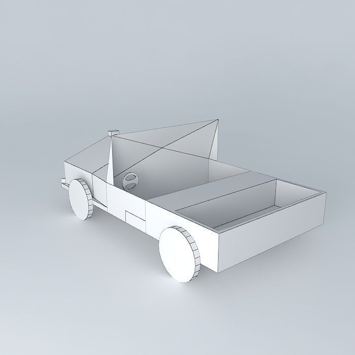 JEEP truck Free 3D model_3