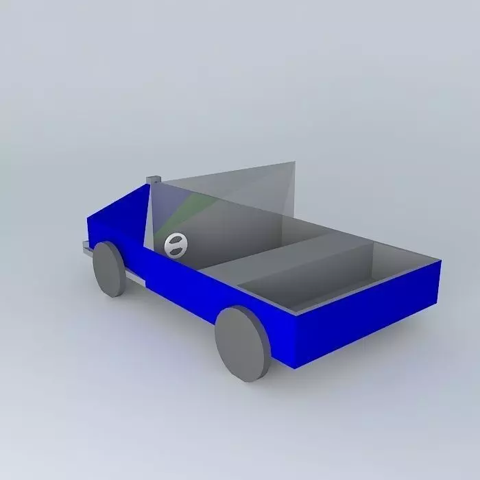 JEEP truck Free 3D model_0