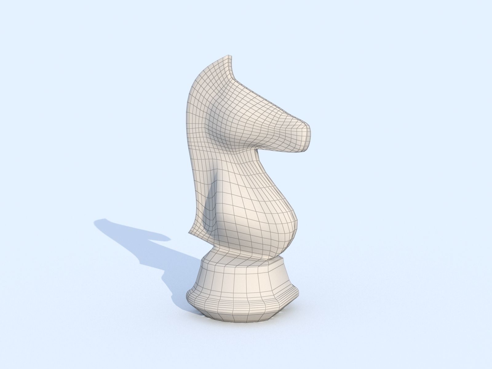 Bronze horse figurine 3D print model_4