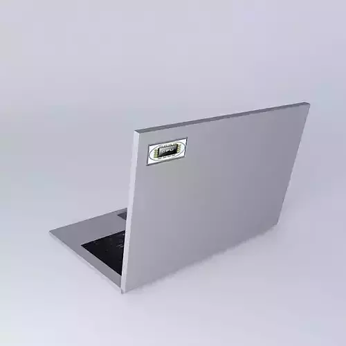 PC laptop computer with drawing