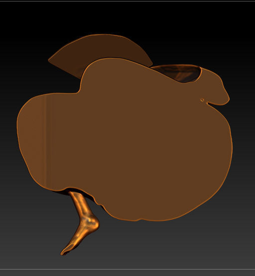 Sad Geisha 3D Sculpture 3D print model_20