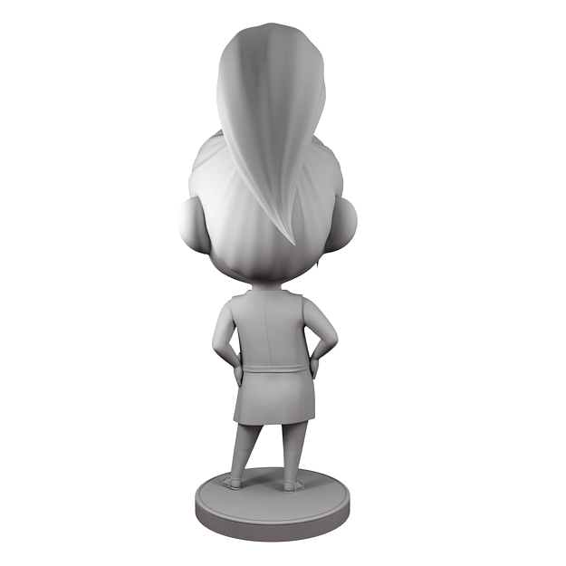 Melissa cartoon girl kid character 3D Print version 3D print model_4