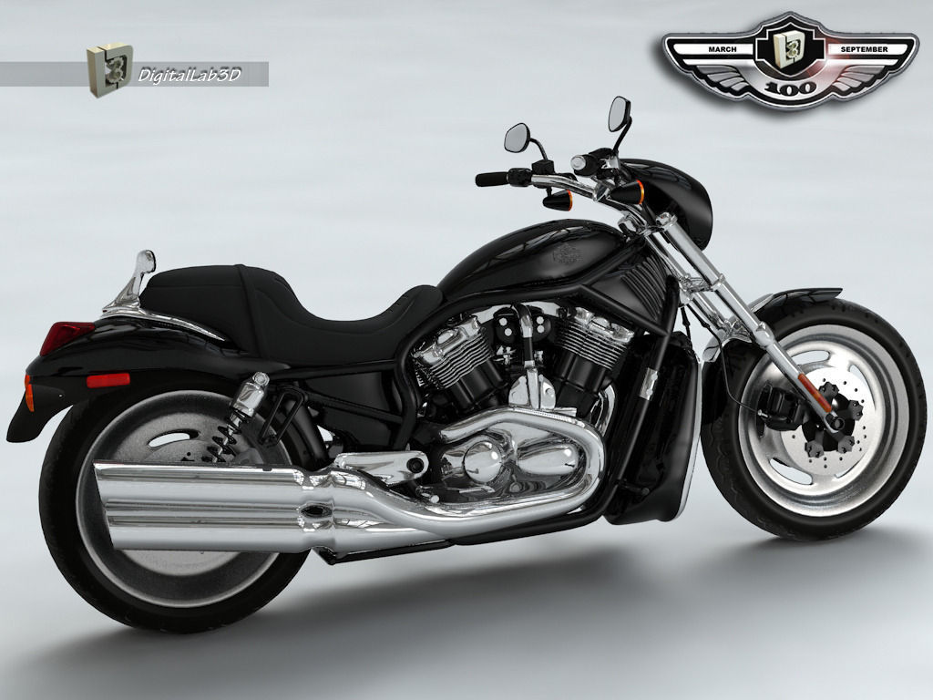 Harley Black Knight 3D model_1