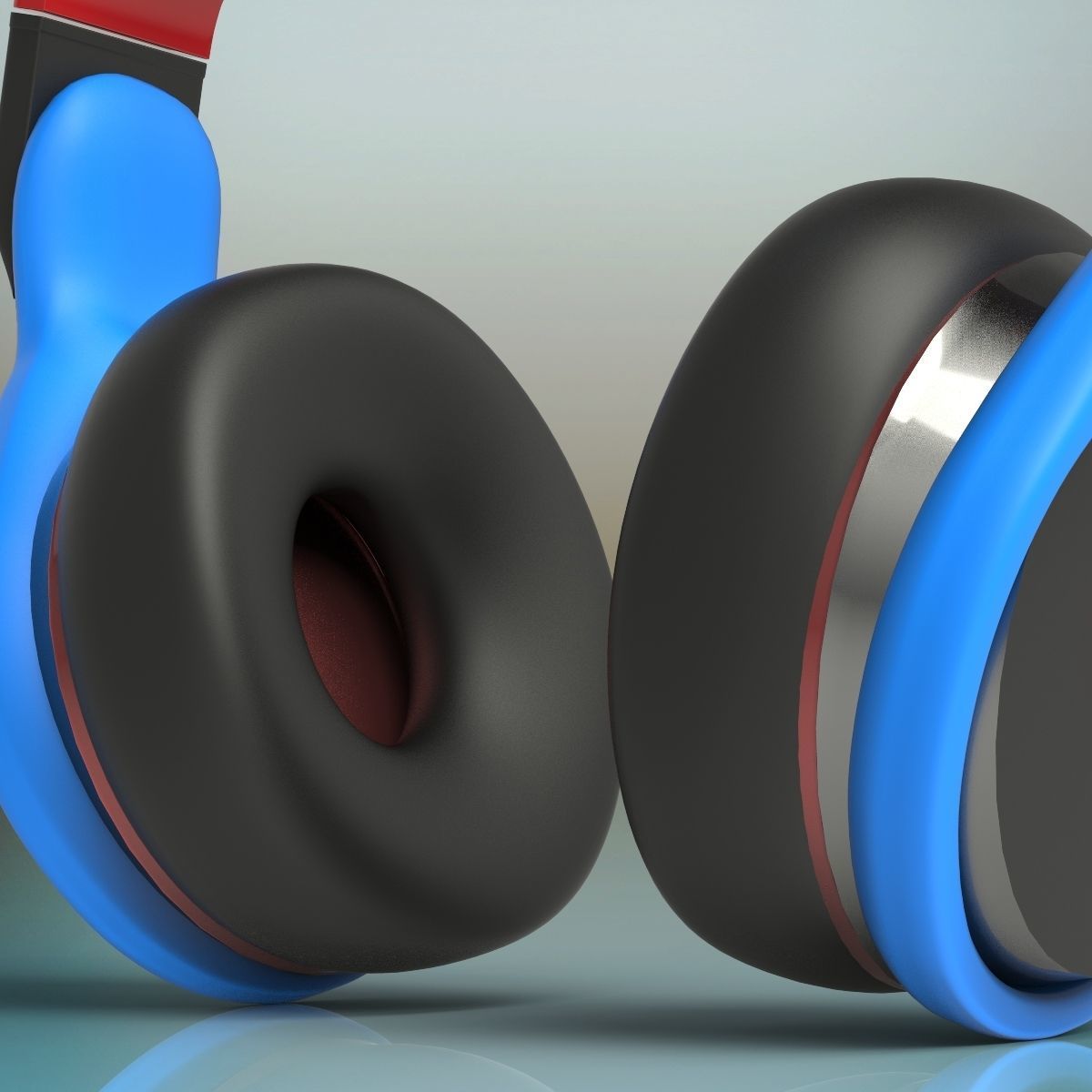 Headphone headphones 3D model_3