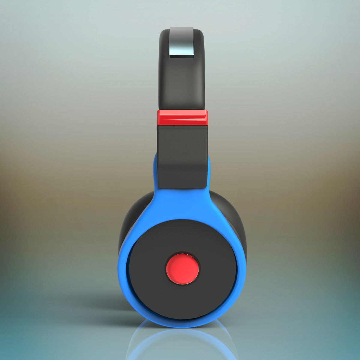 Headphone headphones 3D model_4